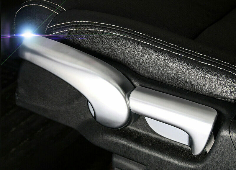for Seat Adjustment Button Panel Trim 3PCS for Honda CRV CR-V 2012-2016 Matte Silver