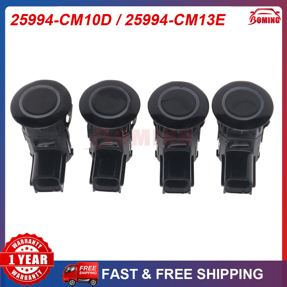 4PCS New PDC Parking Sensor 25994-CM13E for Nissan for Infiniti Black 25994-CM10D Q