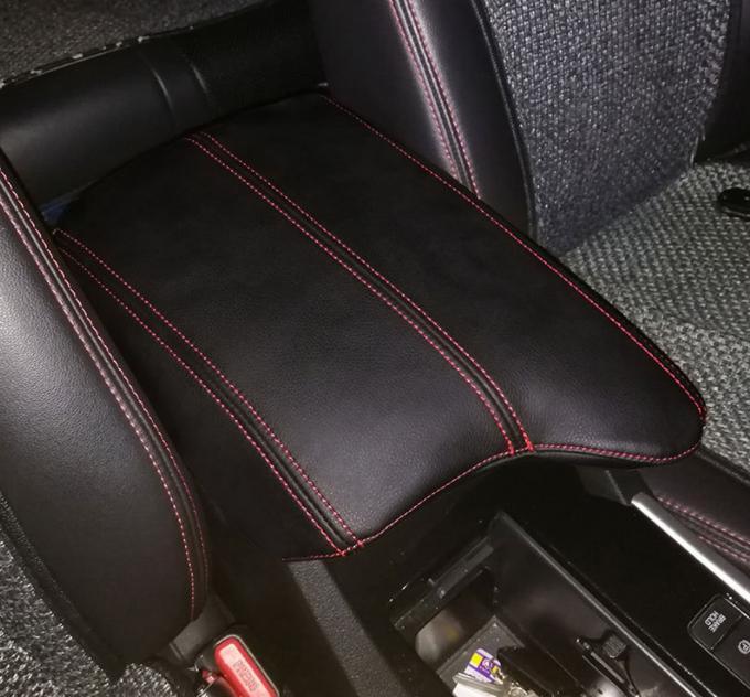 Car for Honda Accord 14-17 Black Leather Car Middle Console Armrest Box Cover