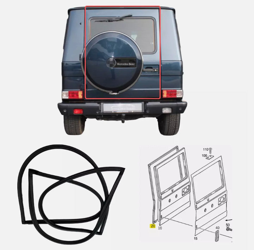1 pcs Rear Wall door rubber Gasket for G W460 W461 W463 v