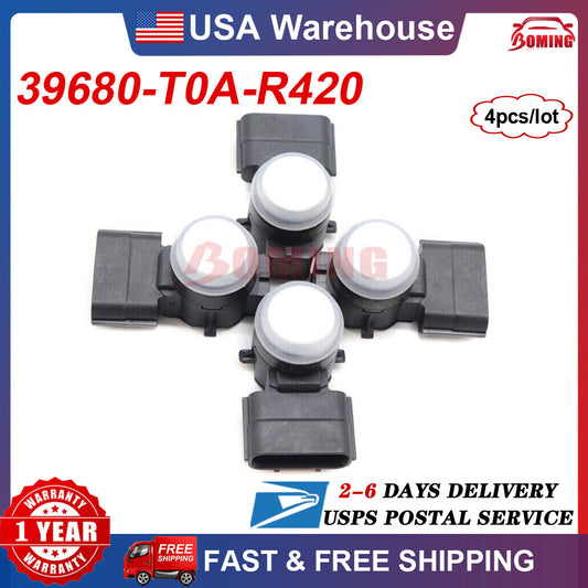 39680-T0A-R420 New PDC Right Bumper Parking Assist Sensor White for Honda Accord Q