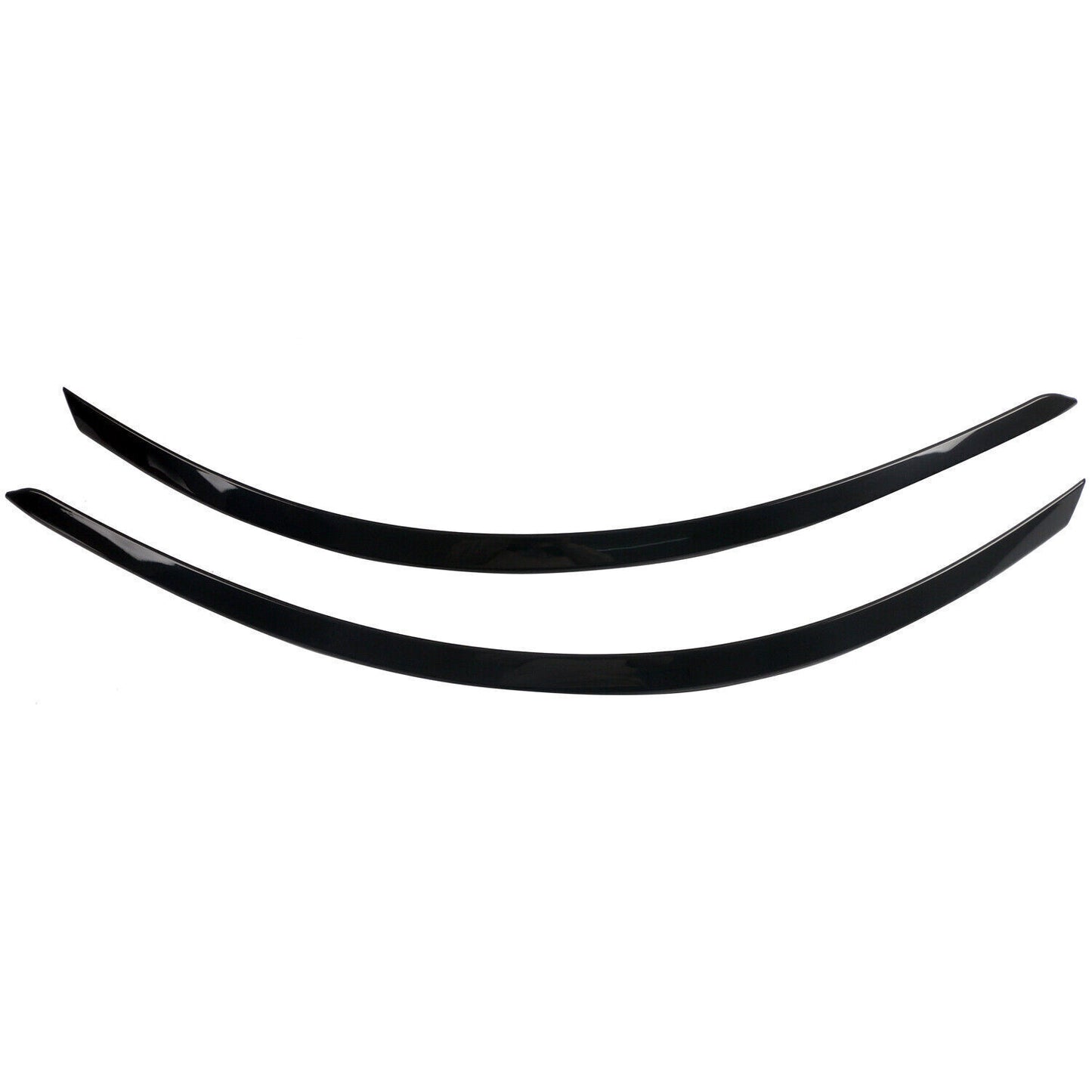 Black Front Exterior Head Light Eyebrow Cover Trim for Kia Carnival 2022-2023 B n