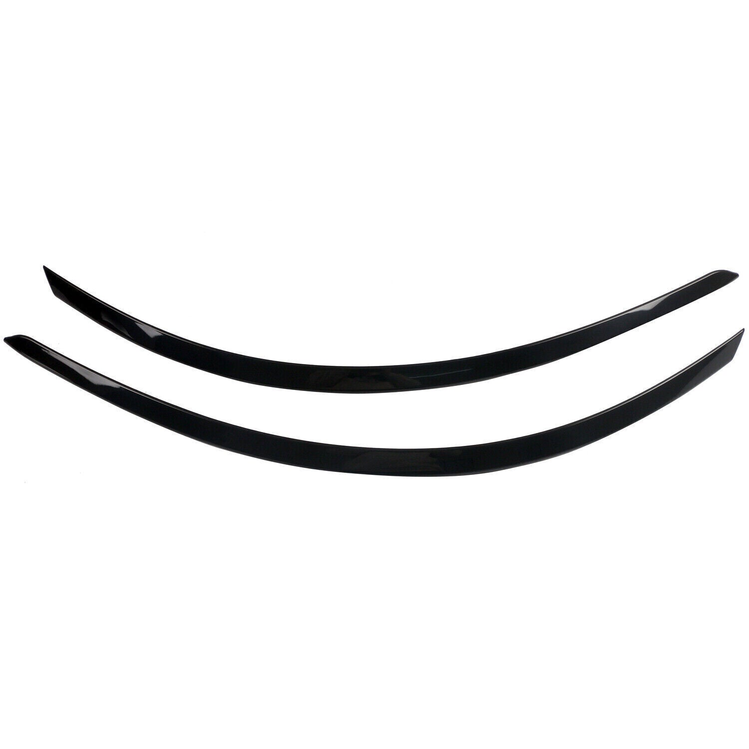 Black Front Exterior Head Light Eyebrow Cover Trim for Kia Carnival 2022-2023 B n