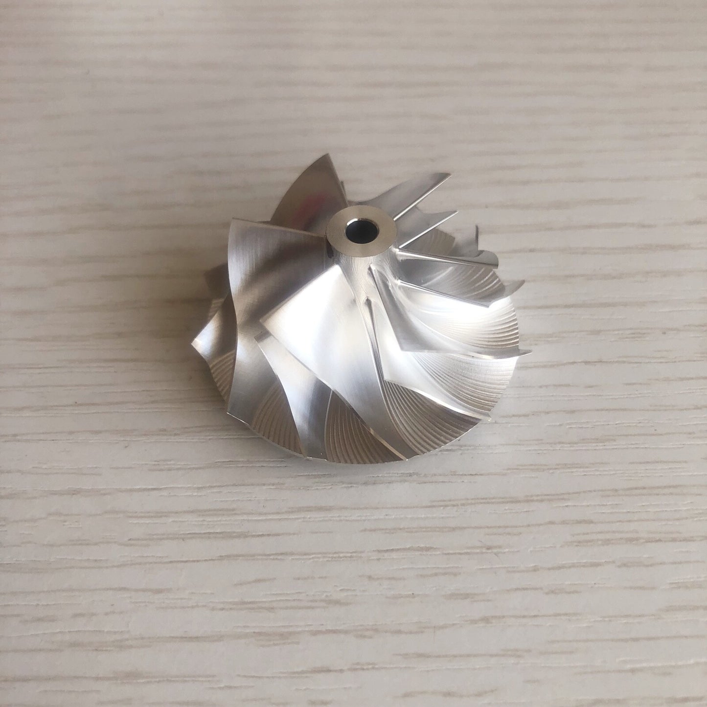 KP39 35.57/46.00mm 6+6blades performance billet compressor wheel overback: 2.81