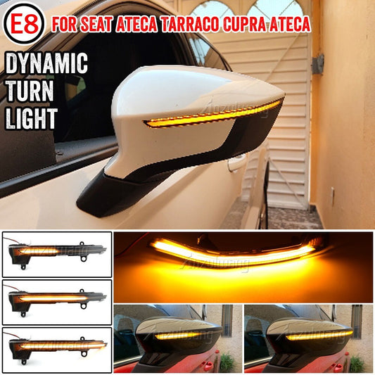 Dynamic Turn Signal Light for Seat Ateca for Cupra Ateca for Seat Tarraco 2016-2019