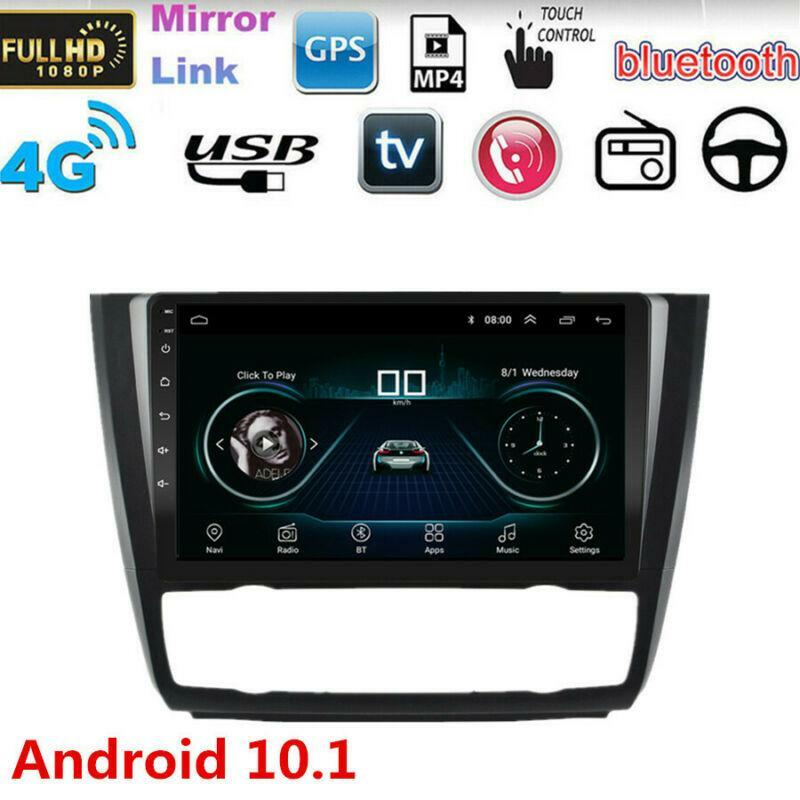 9-inch Android 10.1 Car Radio GPS for 1 E81 E82 E87/88 (04-11) with Automatic Climate Control n