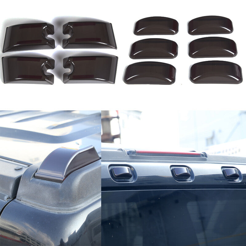 for FJ Cruiser Roof LED Light Bar Bracket American Flag Upright Mount 2X- v