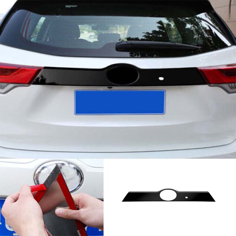 Rear Door Trunk for Toyota Highlander 14-19 Trim Molding Strip Black Titanium