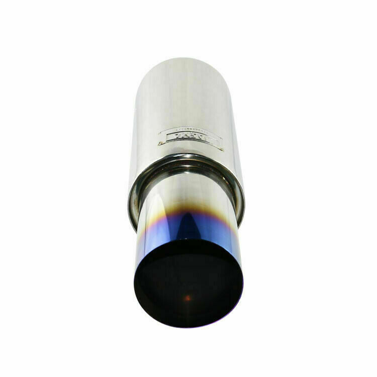 2.5 inlet Straight Flow Racing Exhaust Muffler Outlet 4inch Body 5 500mm jzz