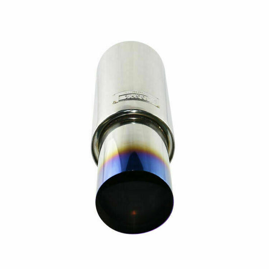 2.5 inlet Straight Flow Racing Exhaust Muffler Outlet 4inch Body 5 500mm jzz