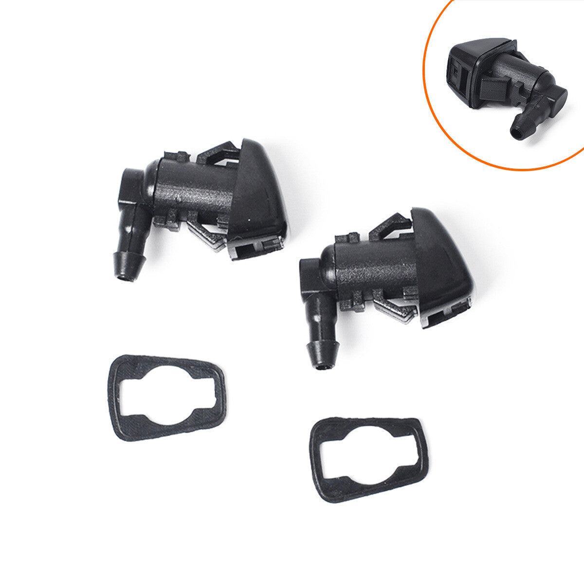2-pack windshield washer nozzles suitable for 2008-2010 F250-350-450-550 n