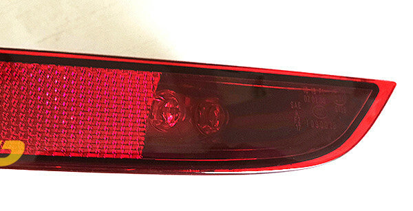 2x REAR BUMPER Red Fog Reflector Tail lights for Cayenne 959 2018-2021 v
