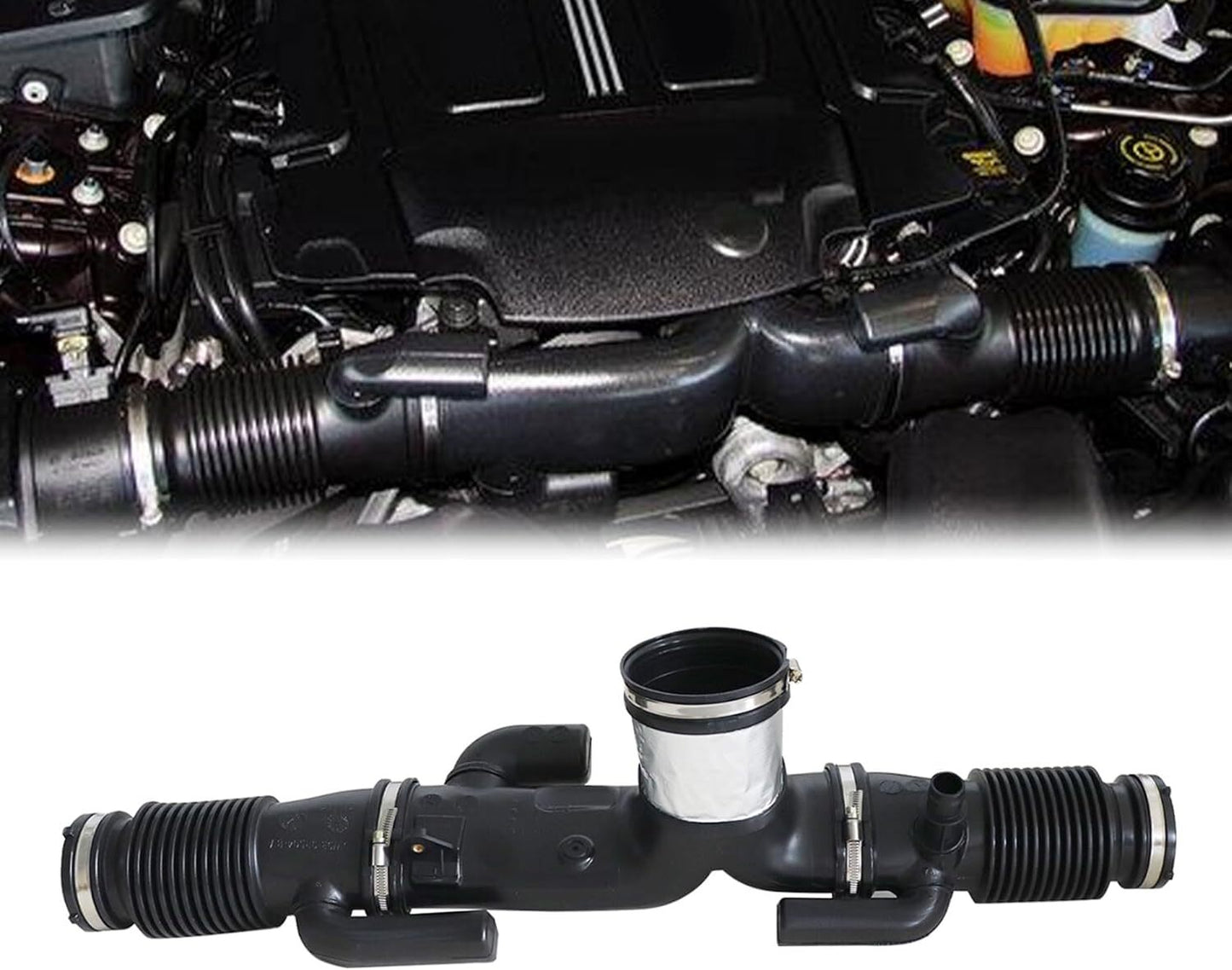 For 2013-2019 for JAGUAR XJ XJL 3.0L RWD C2D17107 AIR INTAKE RESONATOR HOSE TUBE n