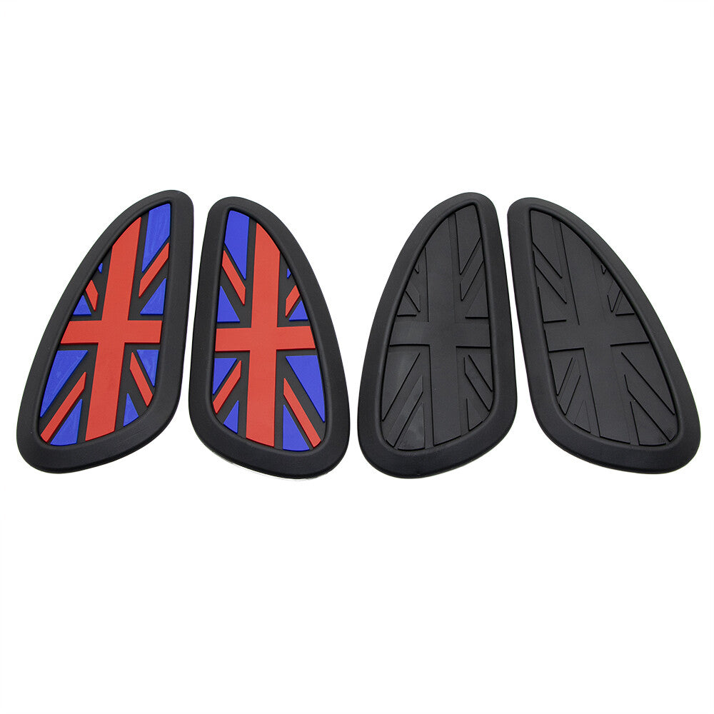 Retro Gas Fuel Tank Rubber Sticker Protector Sheath Knee Decal the Union Jack Q