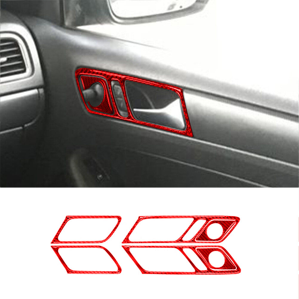 Carbon Fiber Charging port panel Cover Trim For Taycan 2019-2022 Type A v