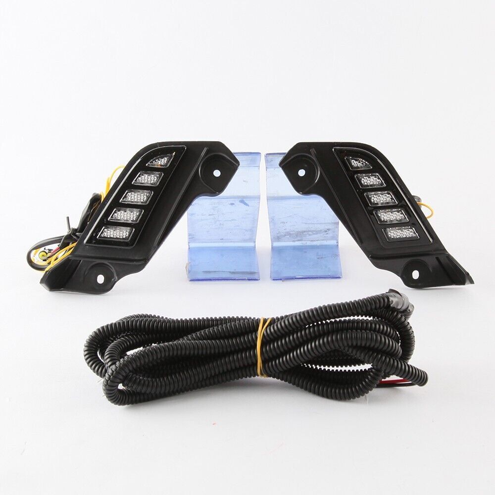 LED DRL Daytime Running Light Fog Lamp Accessories for Toyota Tacoma 2012-2015
