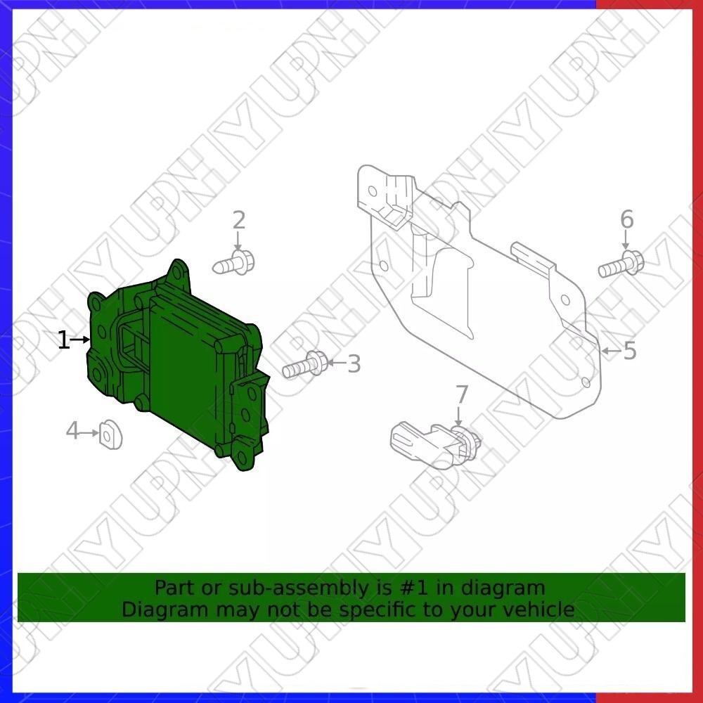 For 19-22 for Toyota C-HR Adaptive Cruise Control Distance Sensor Radar 88210-F4070 Q