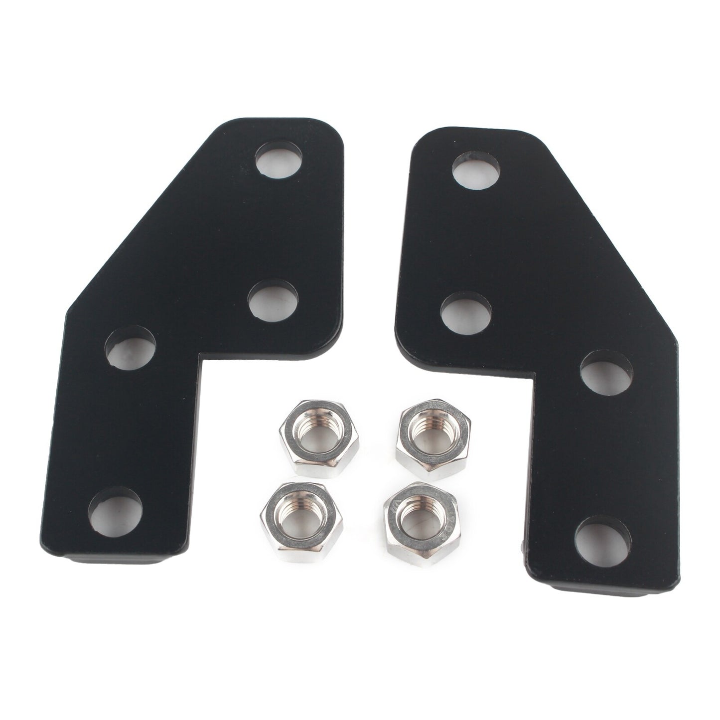2x Black License Plate Bar Eliminator for Harley Road Glide King 97-08 FLT FLHR Q