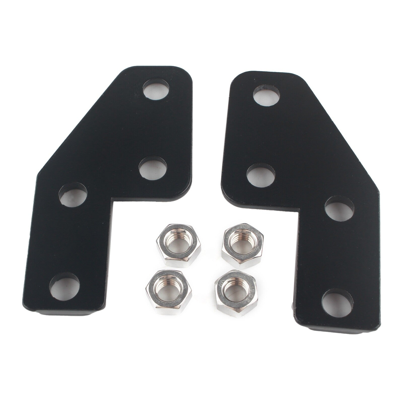 2x Black License Plate Bar Eliminator for Harley Road Glide King 97-08 FLT FLHR Q