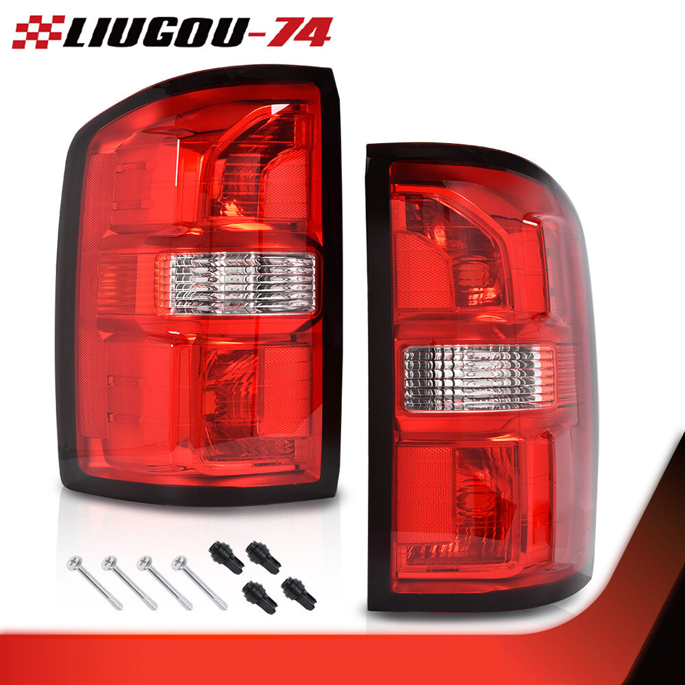 Red taillights and brake lights are suitable for 2014-2018 for GMC for Sierra 1500 2500 3500 HD