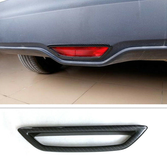 For 2016-2021 for Toyota C-HR Carbon Fiber Rear Bumper Brake Light Cover Frame Trim