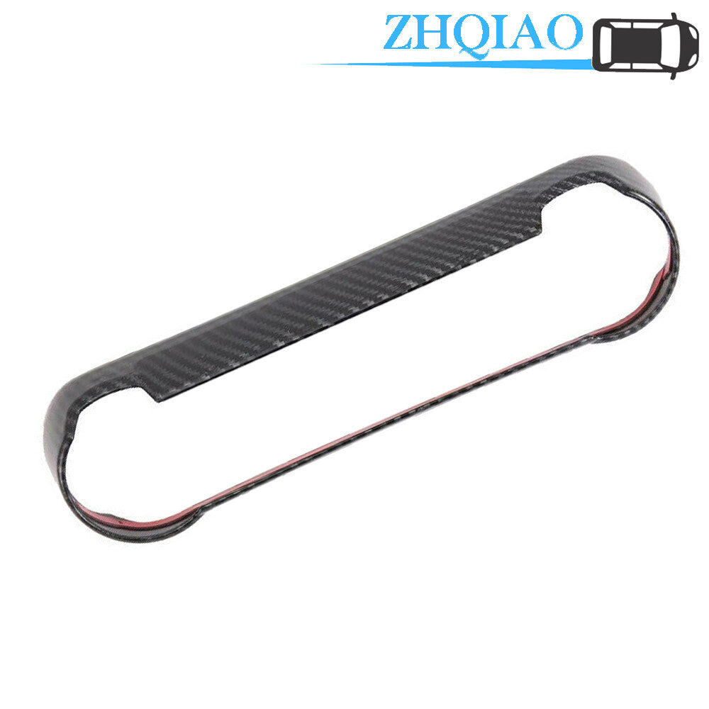 Carbon Fiber Inner Air Condition CD Panel Cover Trim Fits for Toyota RAV4 2019 2020