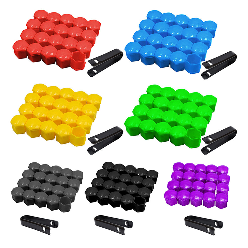 20PCS Car Wheel Lug Nut Cover 17mm Bolt Protector Hub Screw Caps With Tool Q