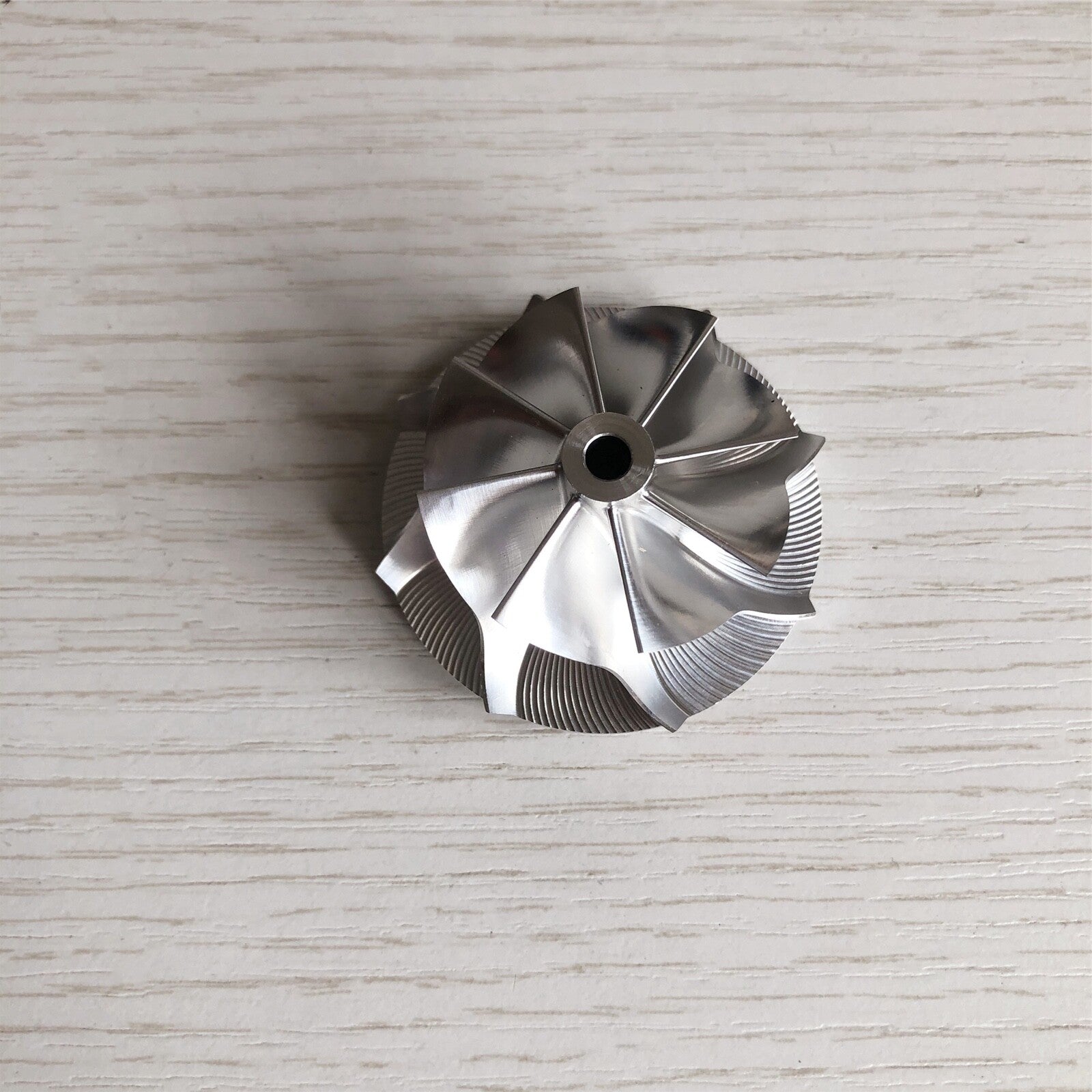 KP39 35.00/46.00 mm 8+0 Blade Turbine Milling/Blank Compressor Wheel
