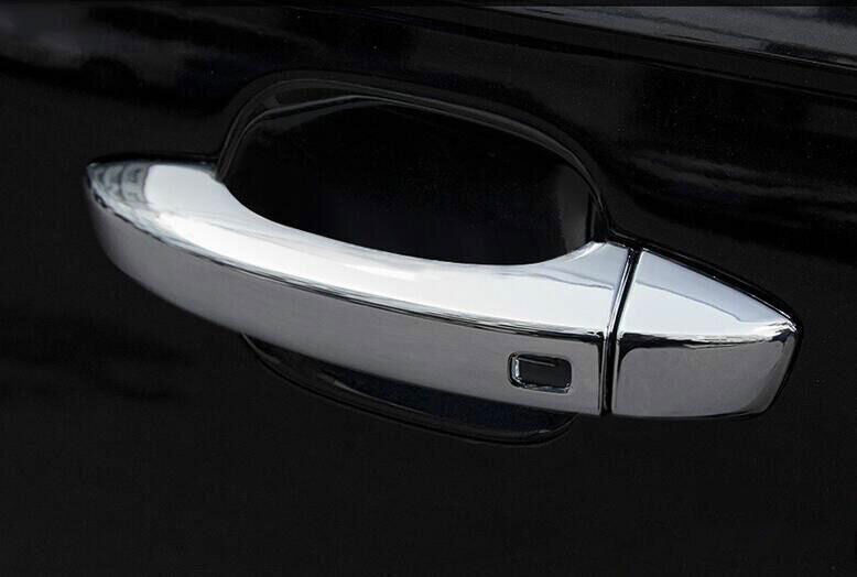 for Audi Q7 2016-2019 ABS Chrome Exterior Outside Door Side Handle Cover Trim 8P