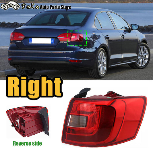 One piece of right exterior taillight and brake light for 2012-2014 for Volkswagen for Jetta sedan.