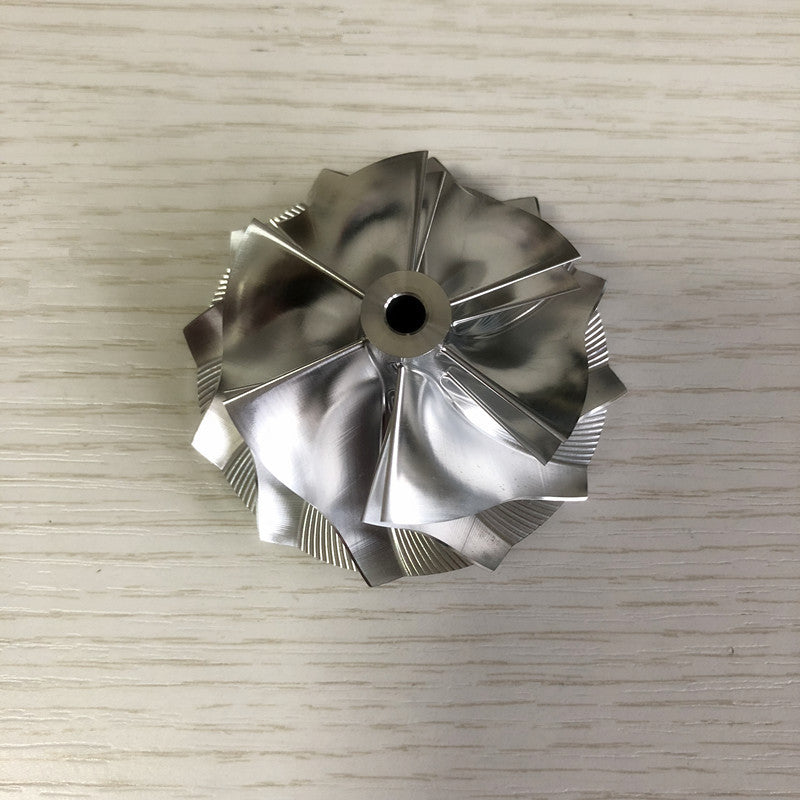 GT15-25 51.90/64.00 mm 6+6 Blade High-Performance Billet Compressor Wheel