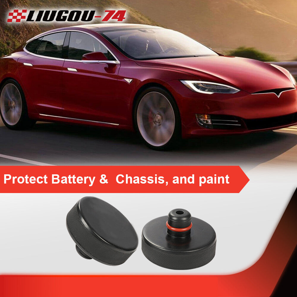 4-Piece Rubber Automotive Mounting Pad Adapter Tool for Tesla Model 3, Y, S, X Q