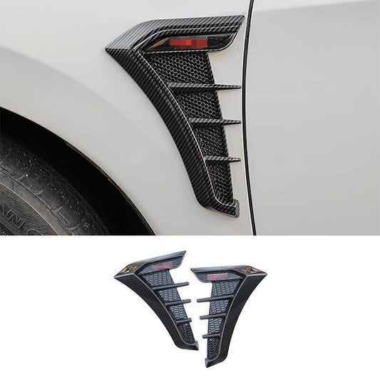 for Toyota for Corolla 21-24 2X Carbon Fiber Body Side Fender Air Vent Cover Trim