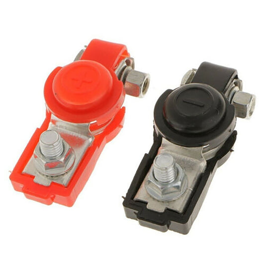 2x Auto Car Battery Terminal Clamp Clip Connector Adjustable Positive  Nagative