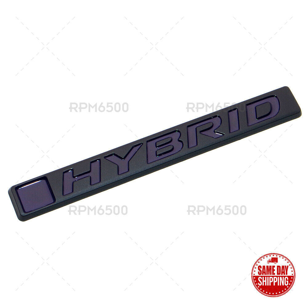 Applicable to for Honda hybrid trunk lid logo badge nameplate badge black sport model