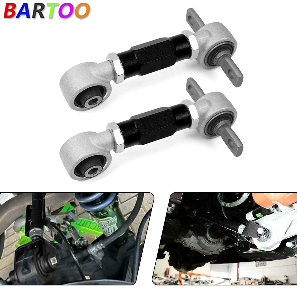For 88-00 EF EG EK / 90-01 Integra DC Rear Control Camber Arms Kit Black