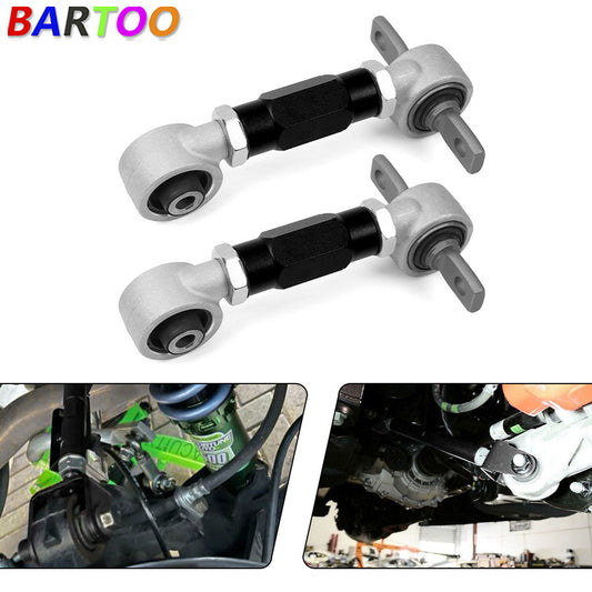 For 88-00 EF EG EK / 90-01 Integra DC Rear Control Camber Arms Kit Black