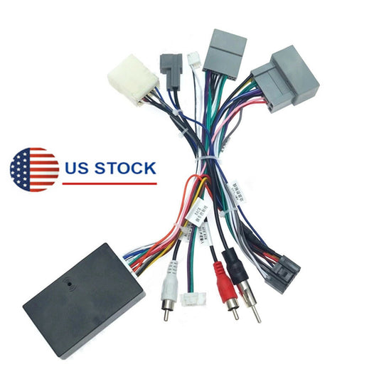 Stereo Radio 16 Pin Power Wiring Harness w/Canbus For 2012-15 for Honda for Civic CRV US