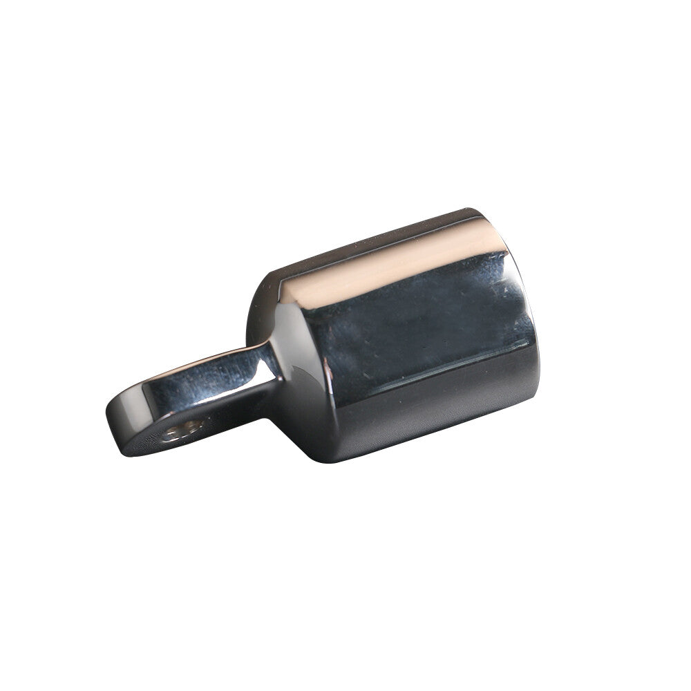 Stainless Steel Eye End Caps Top Forting Pipe Tube Marine Hardware Replacement Q