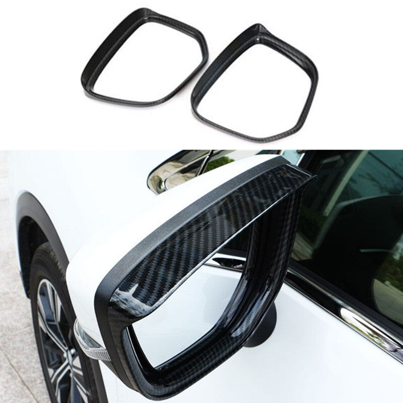 Carbon Fiber Rearview Mirror Rain Eyebrow for Mitsubishi Eclipse Cross 2018-2022