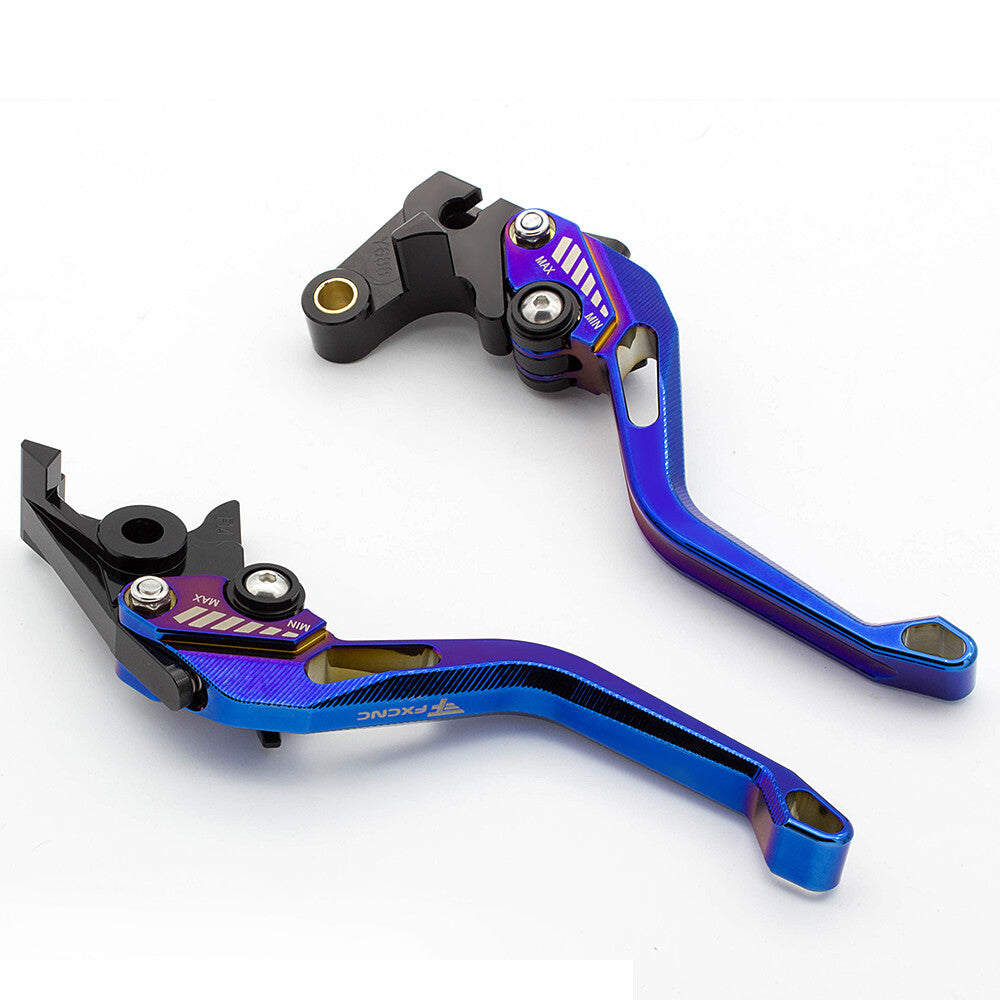 Adjustable brake and clutch lever for Suzuki GSXR1000 2007-2008 electroplated motorcycles.