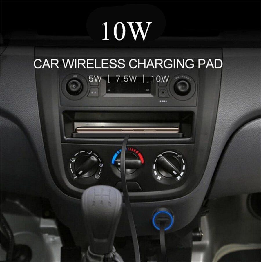 Car Wireless Phone Fast for Charger Pad Dock Dashboard Mount Non-slip Silicone Mat