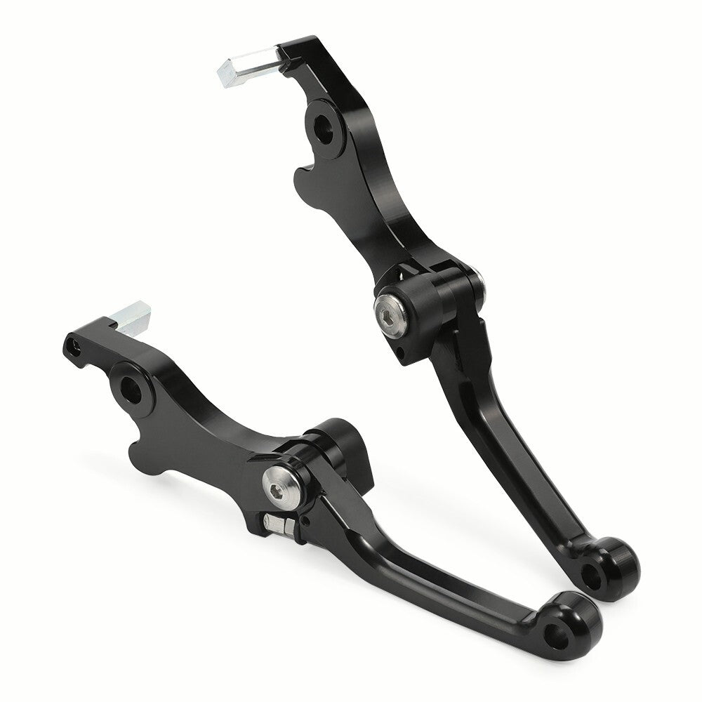 CNC Front Rear Brake Levers For Piaggio Beverly 300 400 2021 2022 2023 Black Q