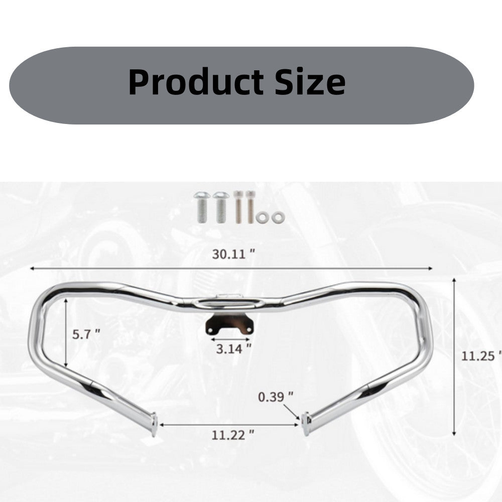 Chrome Engine Guard Highway Crash Bar for Harley 2018 - 2023 Softail Low Rider n