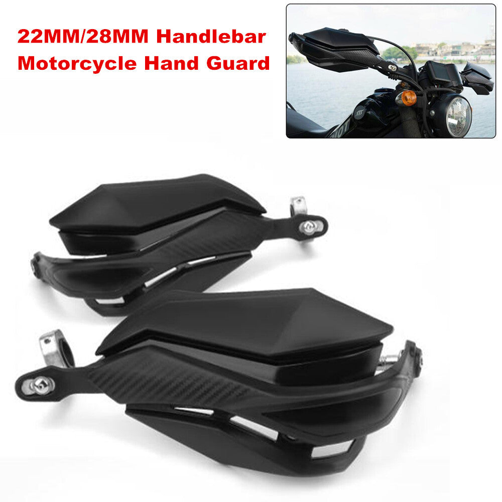 22/28 mm Adjustable Motorcycle Handguards, Windproof Off-Road Bike Handguards - n
