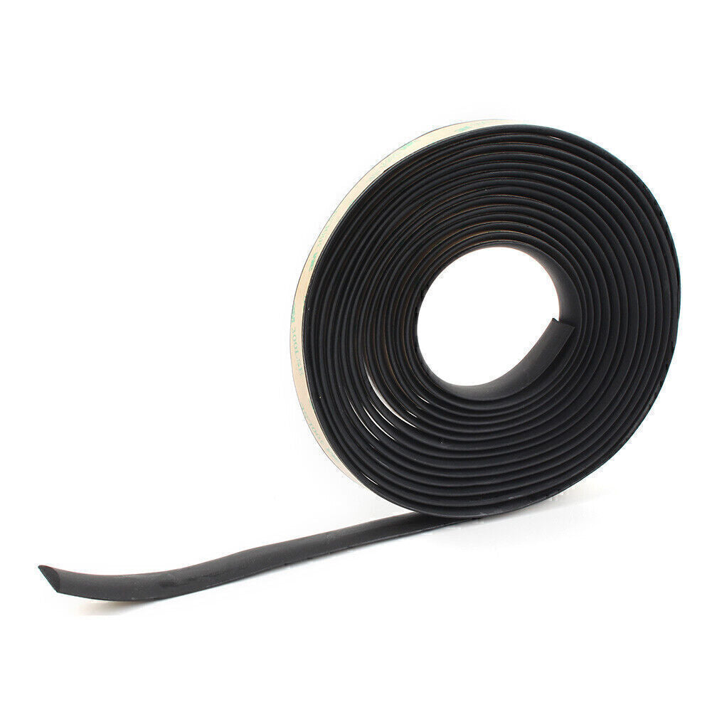 Fit Car Front Rear Windshield Sunroof Weatherstrip Rubber BLK 5m Seal Strip Trim Q