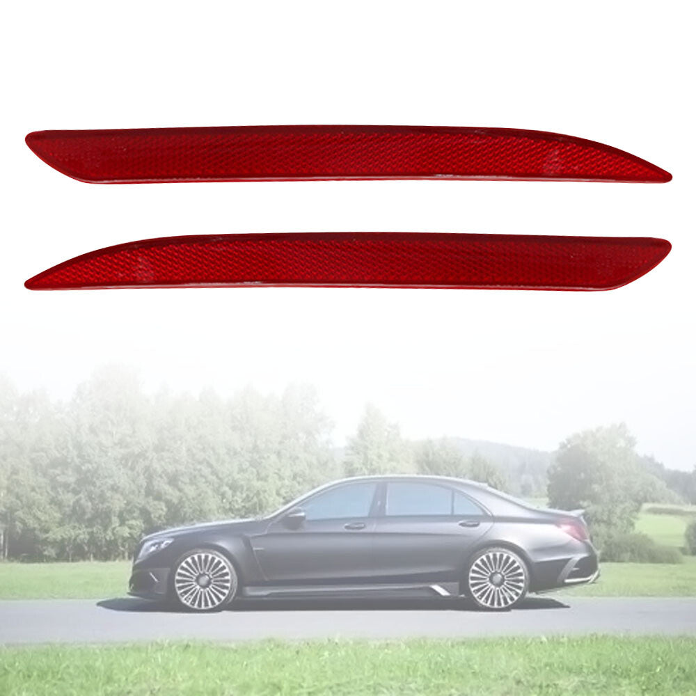 2-piece set of right rear + left bumper reflectors for S-Class W222 AMG n