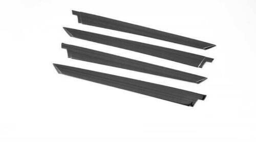 Matte Black Front Grille V-Cap Ring Trim for Alfa Romeo Giulia 17-20- v