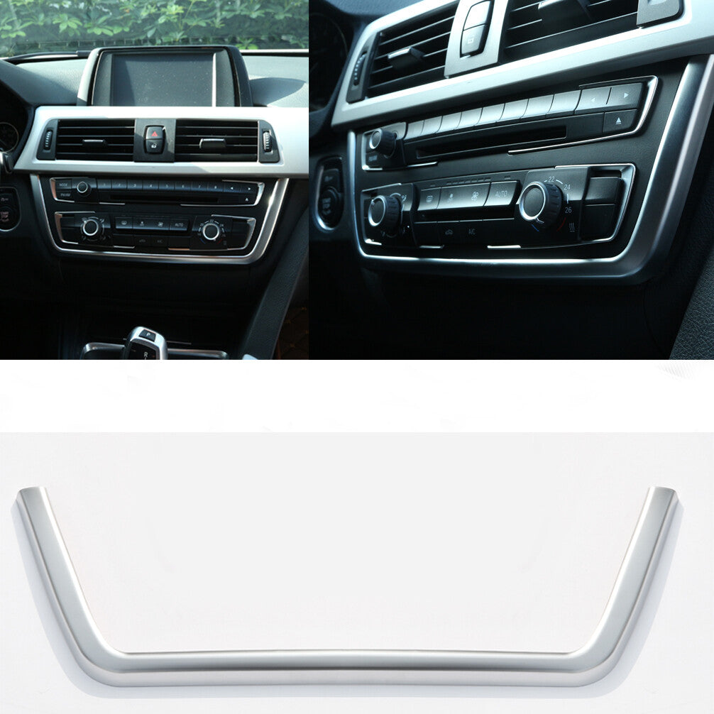 Chrome Interior Cover Central Console Vent Trimfor for BMW F30 F31 F32 F34 F36 13-19