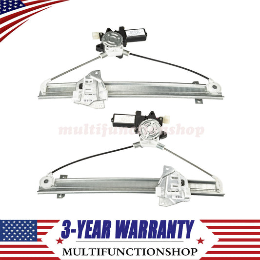 2-Piece Left + Right Rear Power Window Adjustment Motor for Mitsubishi Montero 94-00 Q